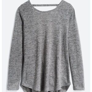 Threads 4 Thought Heather Gray Knit Top